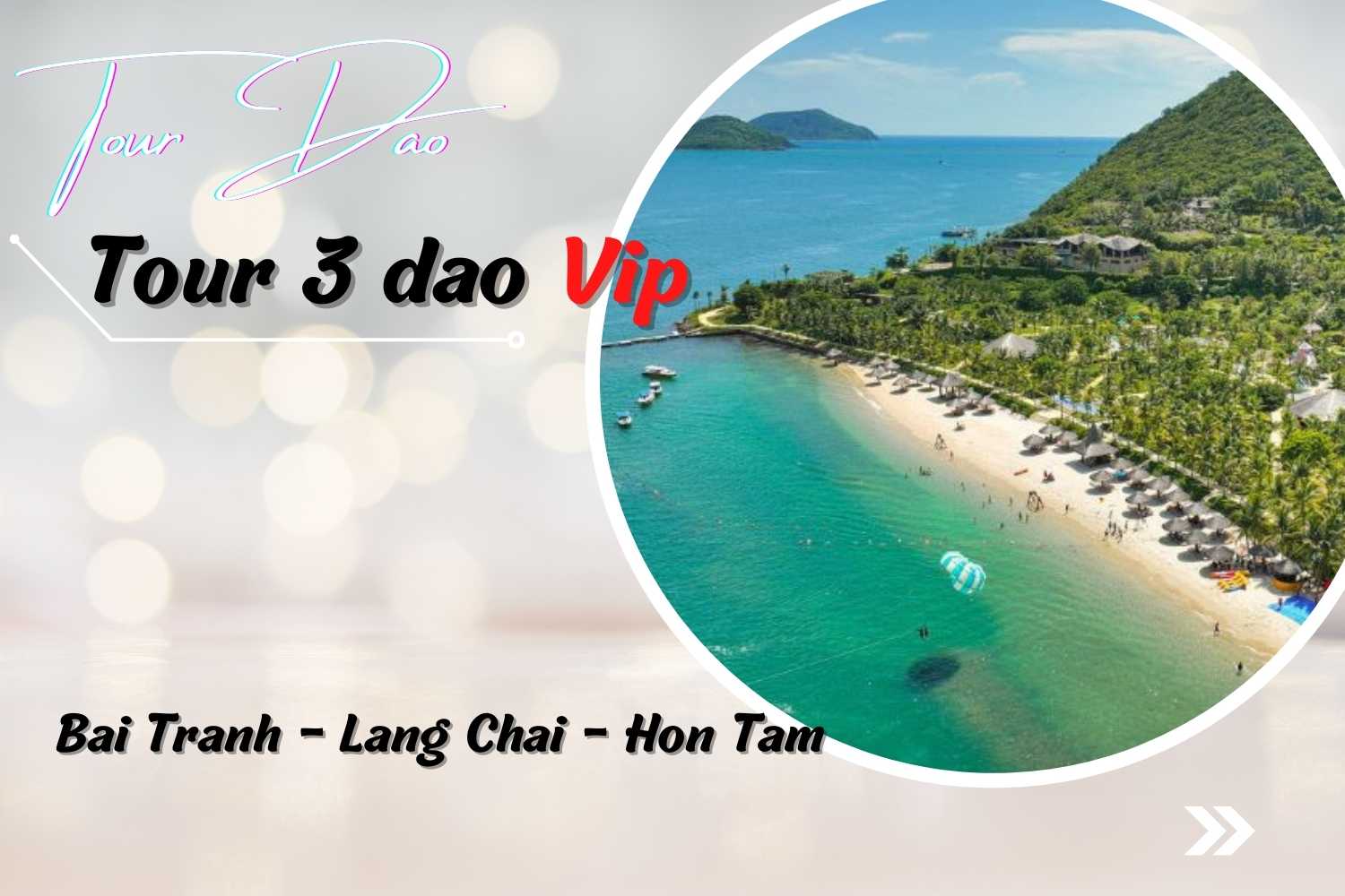 Tour 3 Vip đảo Nha Trang