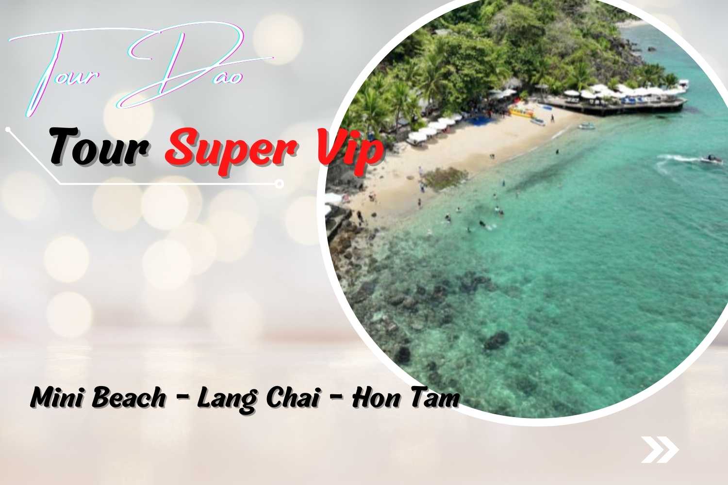 Tour 3 đảo Nha Trang Vip