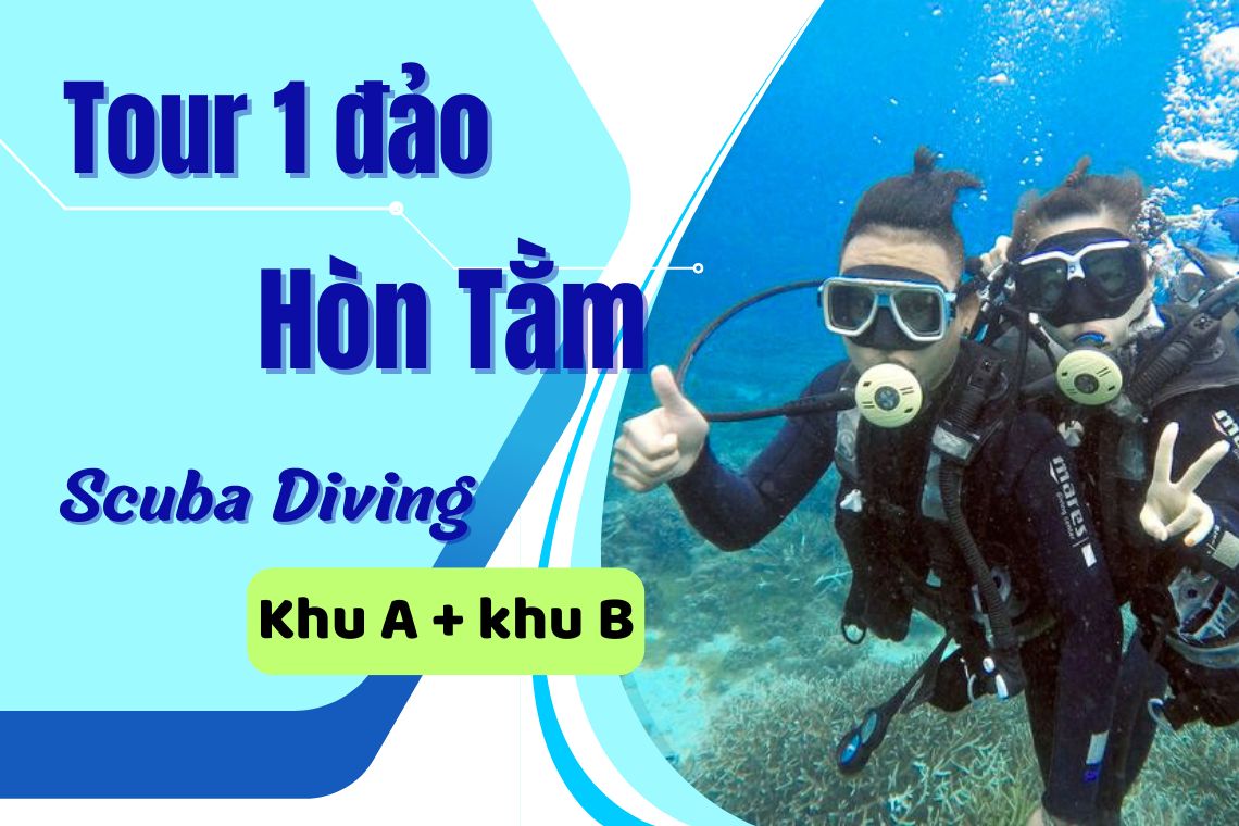tour 1 đảo hòn tằm lặn bình